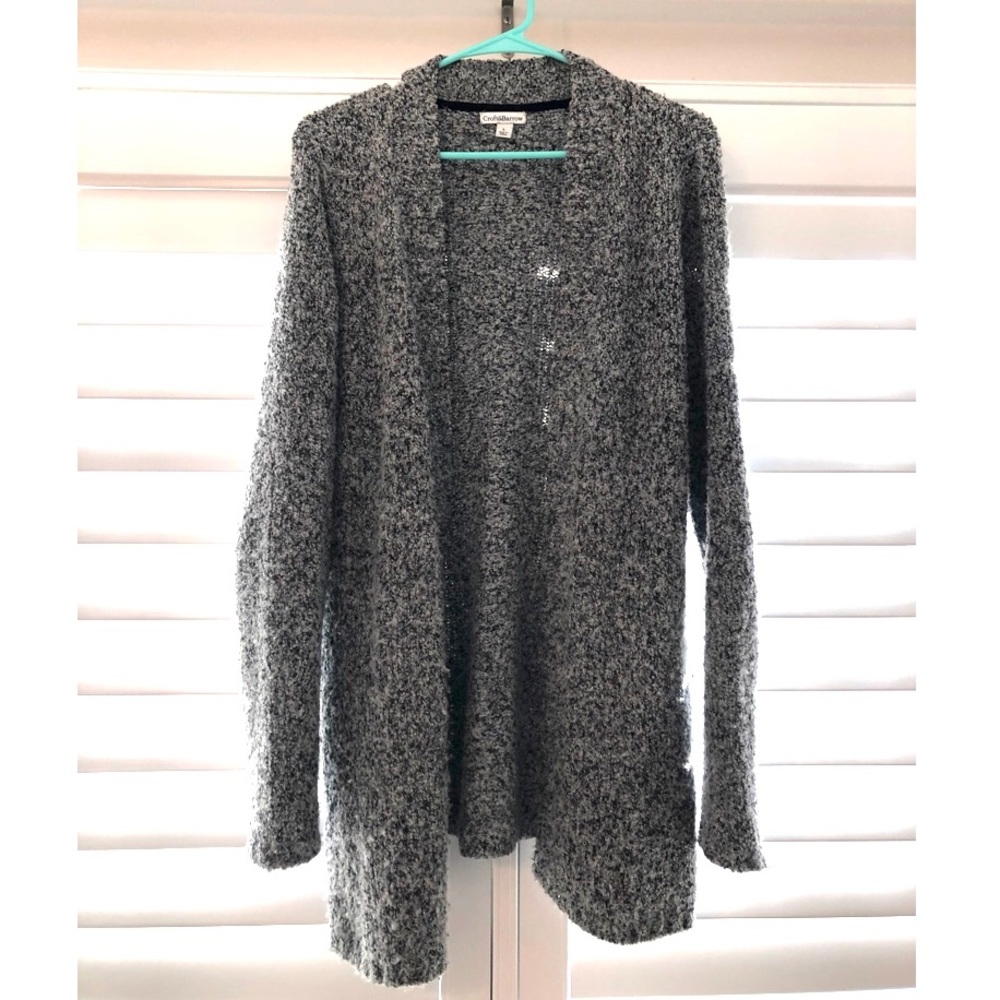Grey cardigan!